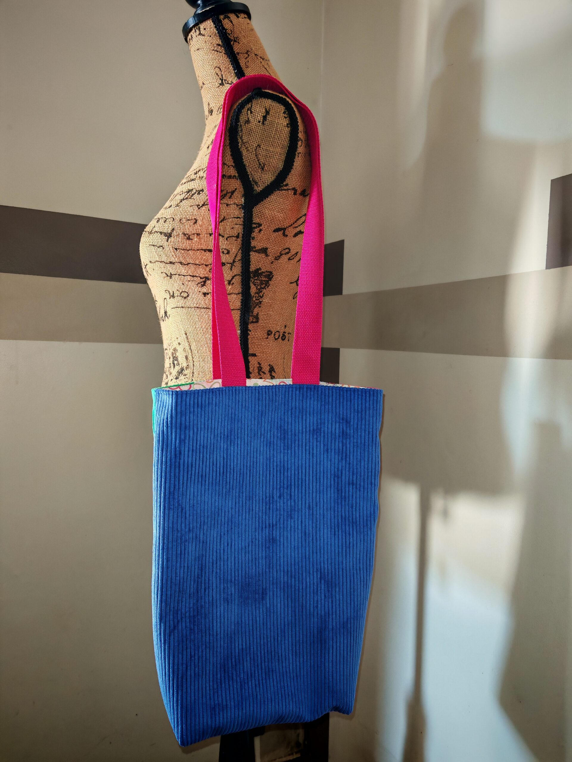 Sac Cabas — Damier Multicolore – Image 4