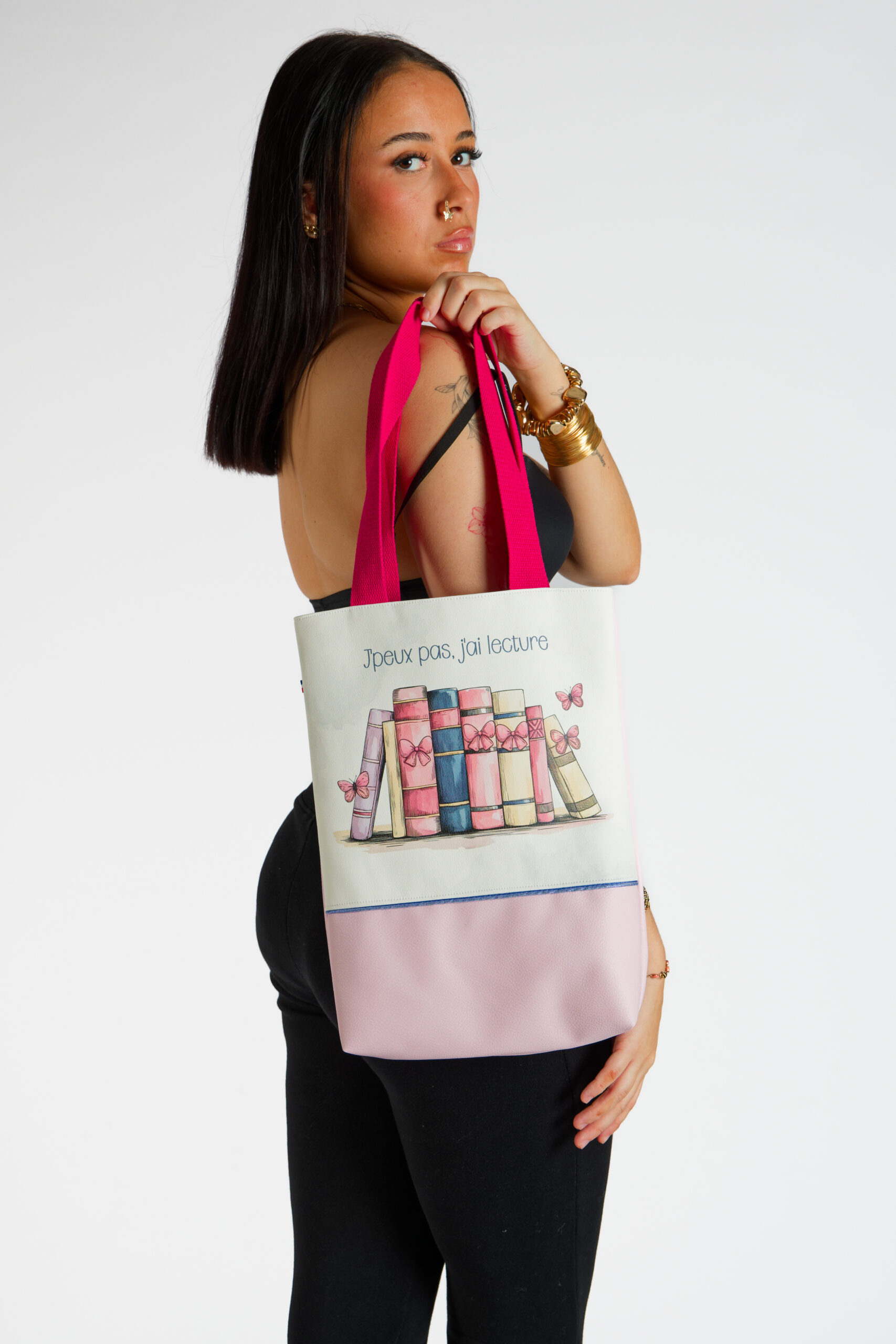 Sac cabas — J'peux pas, j'ai lecture – Image 3