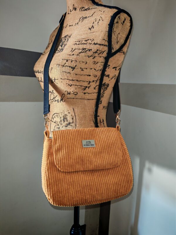 Sac à main — Velours Ocre