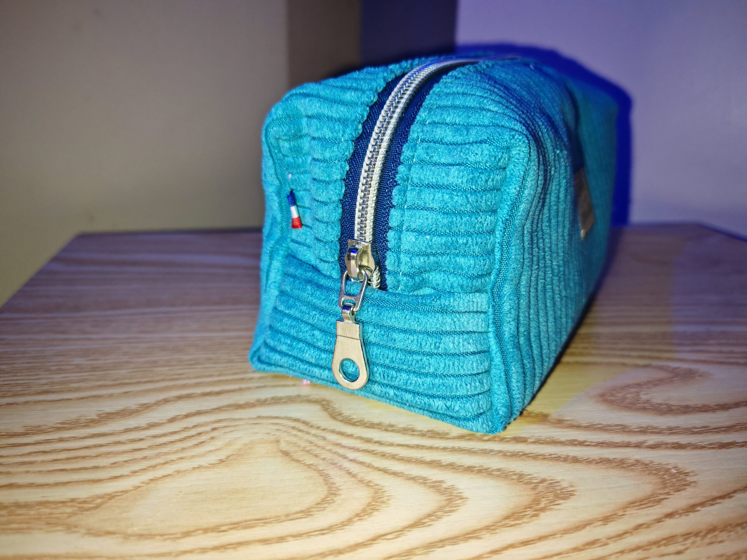 Trousse de maquillage — Velours côtelé (Petit format) – Image 5