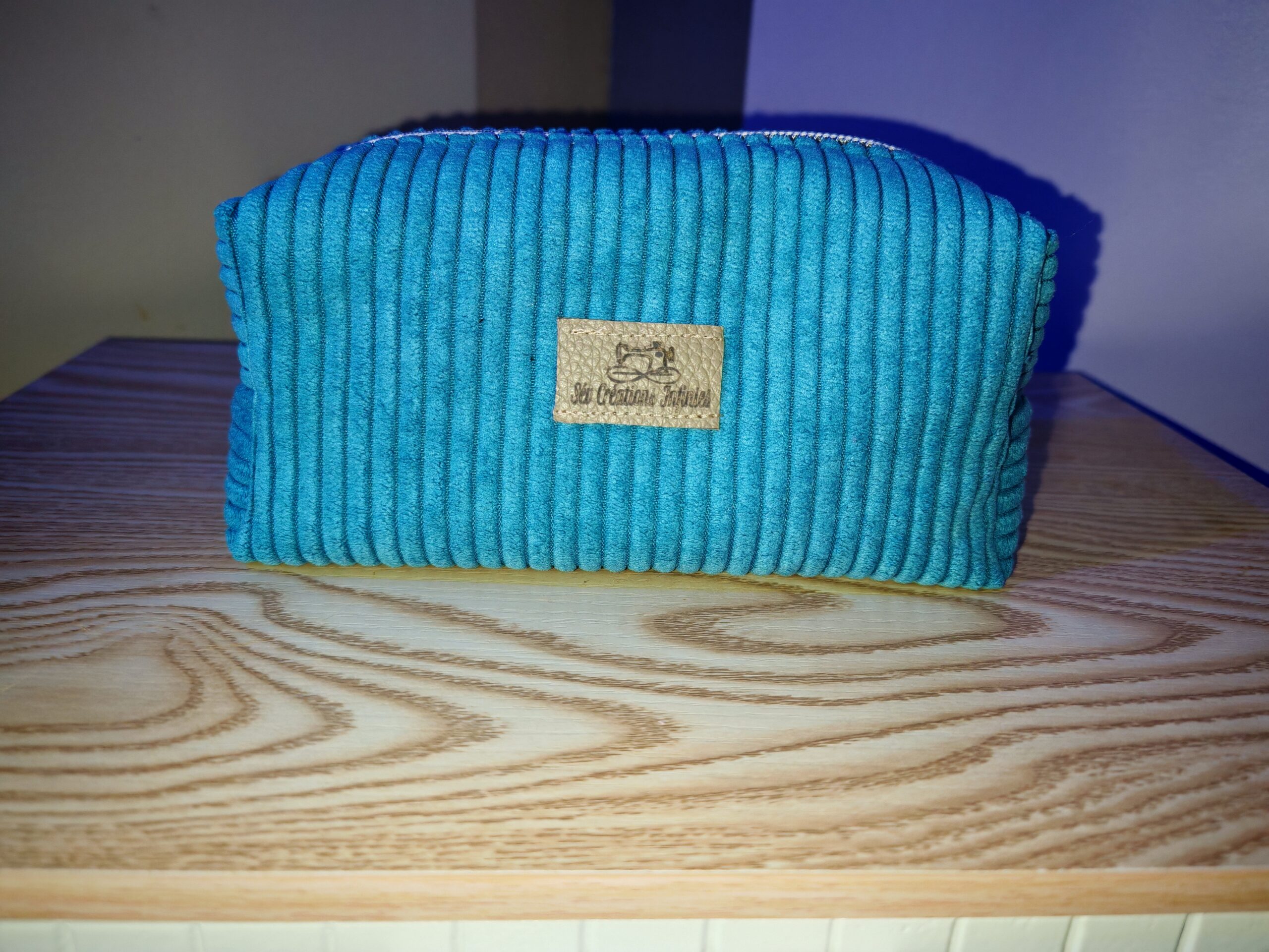 Trousse de maquillage — Velours côtelé (Petit format) – Image 7
