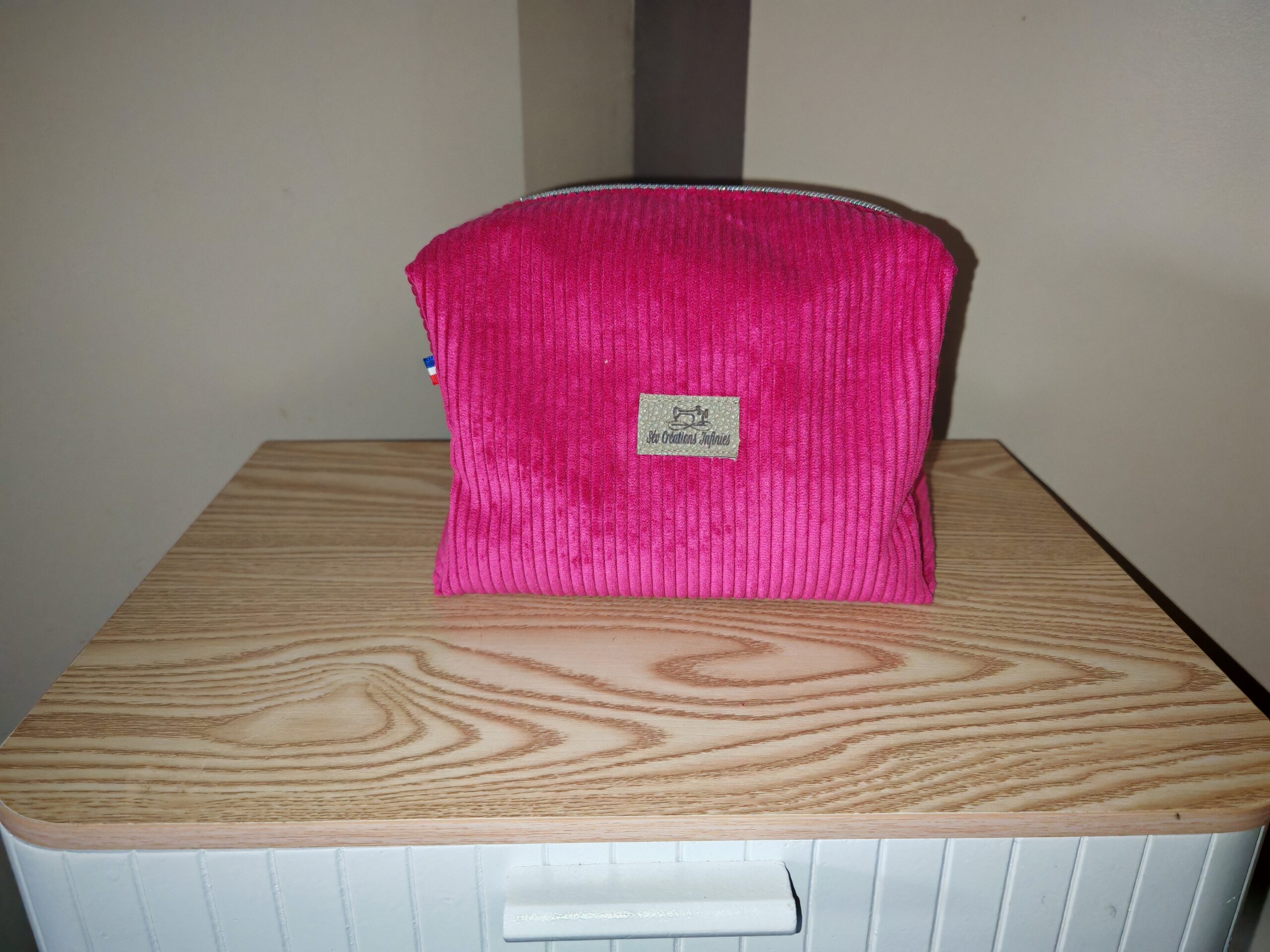 Trousse de maquillage — Velours côtelé (Petit format) – Image 8