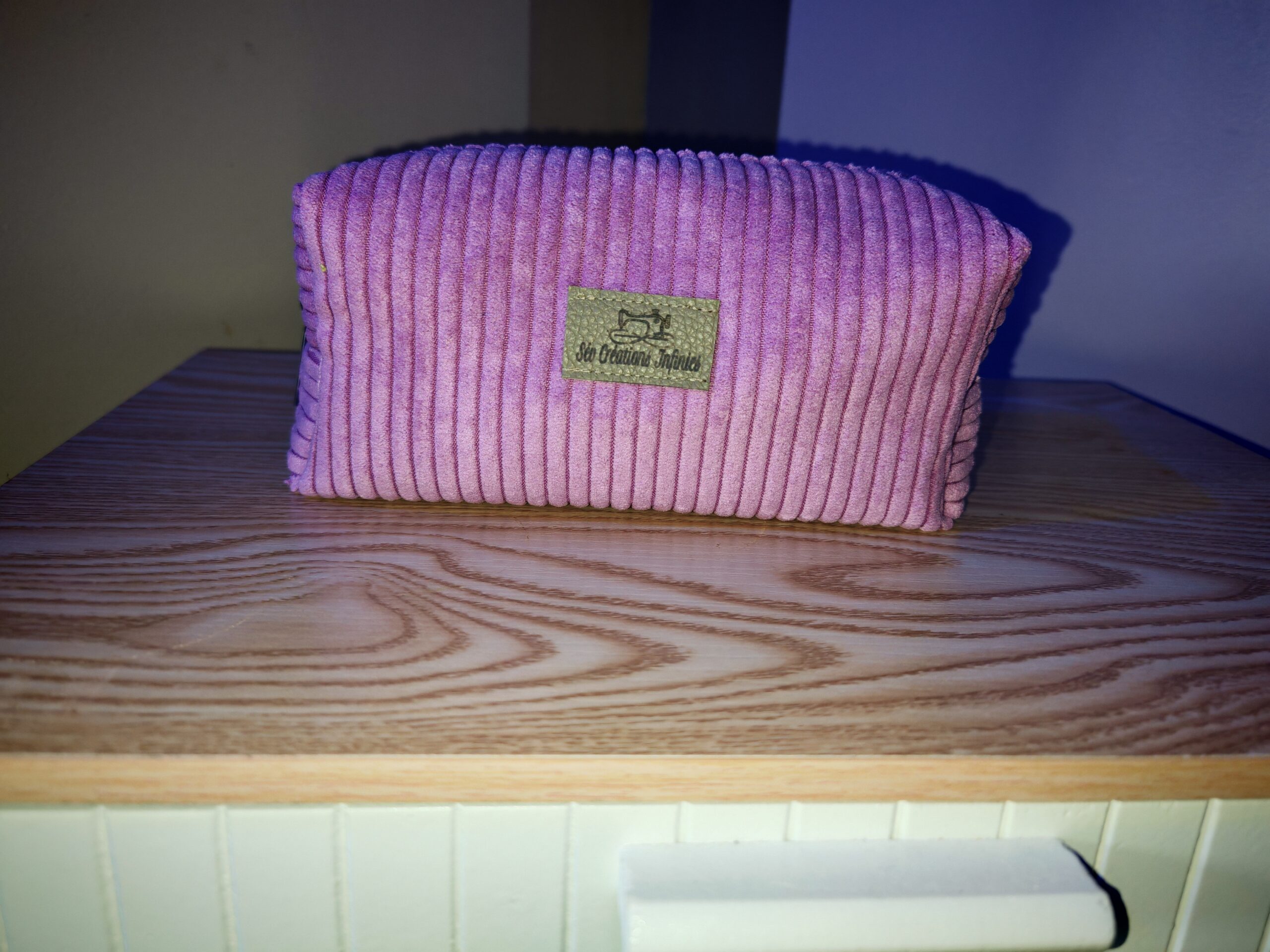 Trousse de maquillage — Velours côtelé (Petit format) – Image 12
