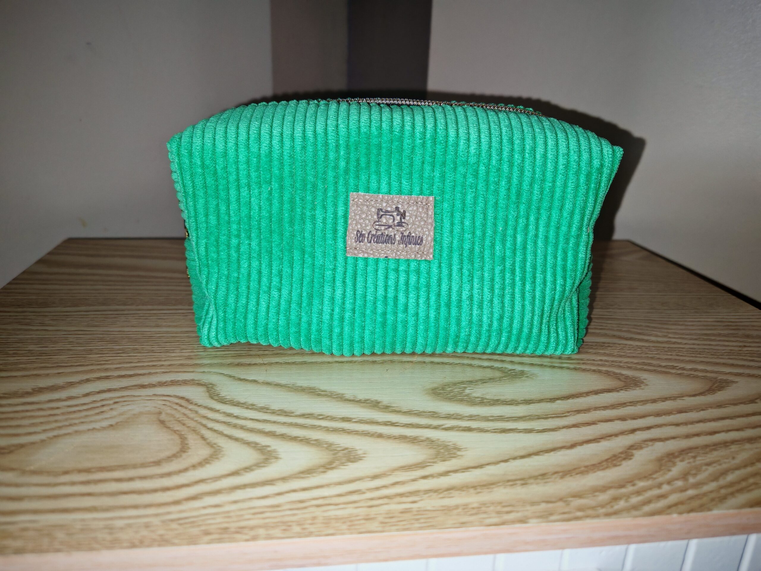 Trousse de maquillage — Velours côtelé (Petit format)