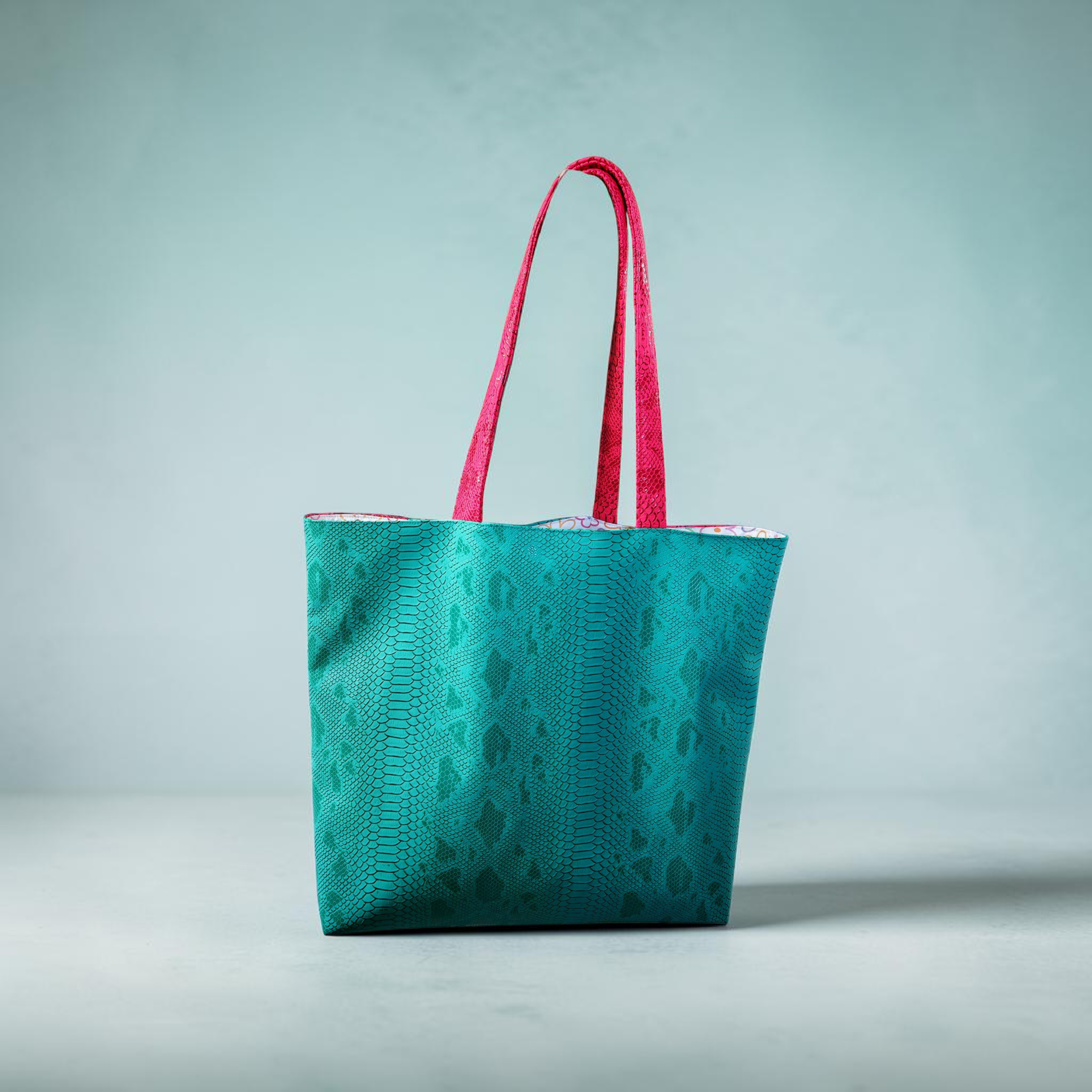 Grand Sac Cabas — Pop-Art Bubble-gum – Image 2