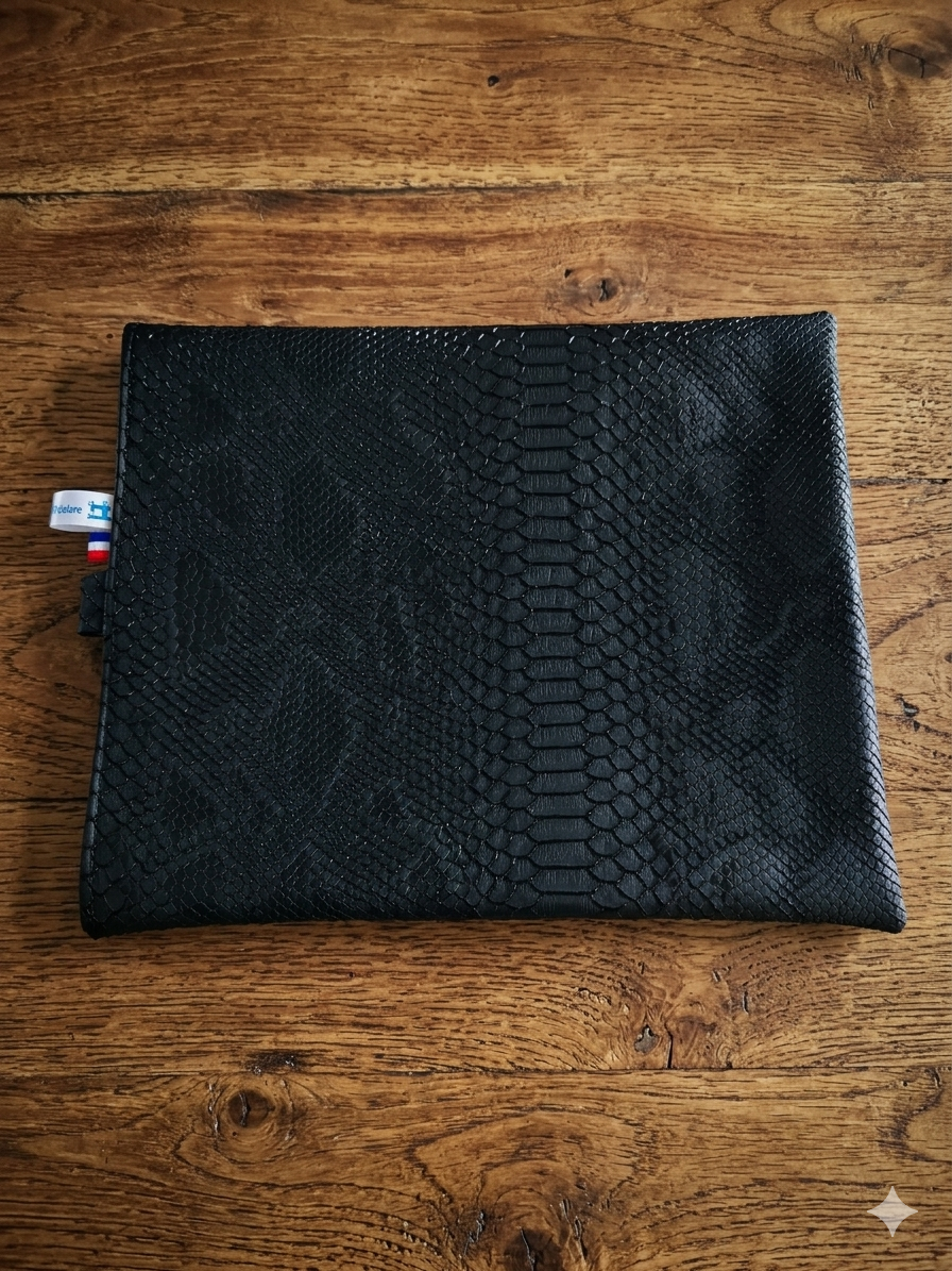 Pochette à livre — Dragon japonais & simili noir – Image 2